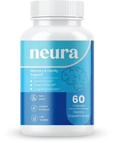 Neura memory and clarity support supplement bottle with 60 capsules